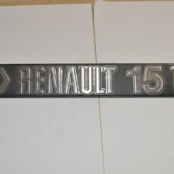 Logo / Sigle  Hayon  Voiture Ancienne Renault 15 TL Ancien  (20)