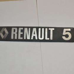 Logo / Sigle  Hayon  Voiture Ancienne Renault 5 Ancien  (20)