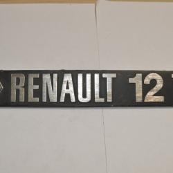 Logo / Sigle  Hayon  Voiture Ancienne Renault 12TL  Ancien  (20)