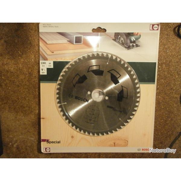 Bosch Lame de scie circulaire au carbure 190 x 30 mm
