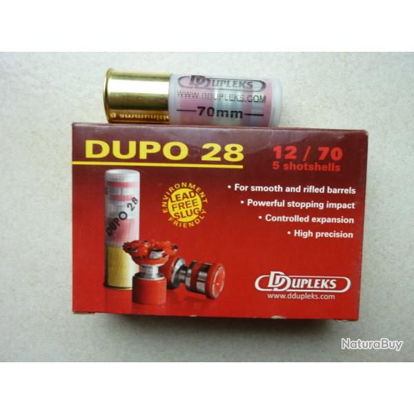 BALLES DUPO 28GRS  CAL 12/70