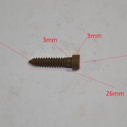 Petite Vis pour restauration Fusil Ancien chasse avec décore  à identifier (1)