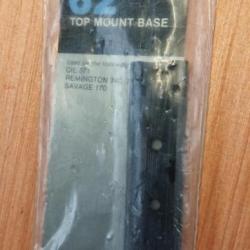 Embase support lunette Weaver ref. 62 pour carabine Remington 740/742/760 . Neuf sans les vis .