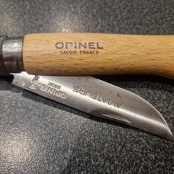 Opinel N°8 lame inox lame gravée