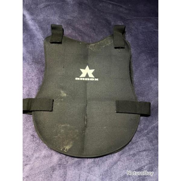 plastron protection noir de paintball annex