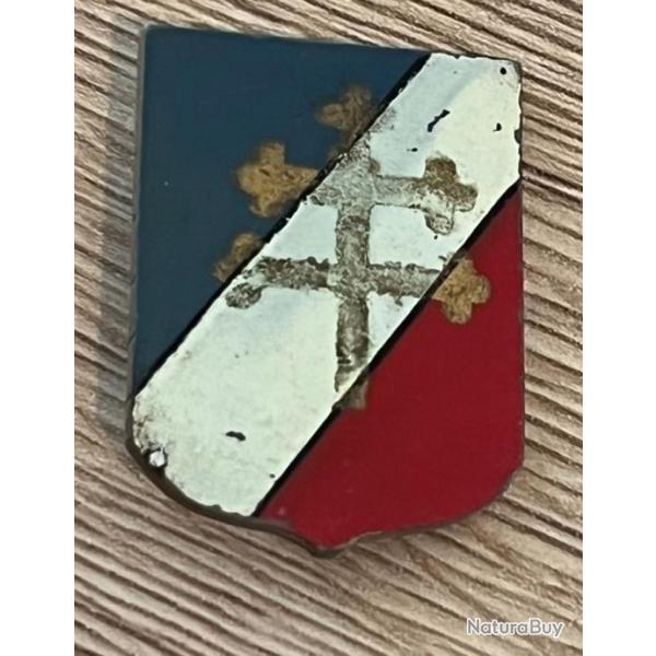 Insigne militaire WW2 libration blason  la croix de lorraine