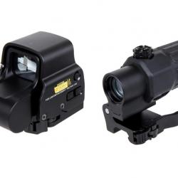 Set Holosight EXPS3 & Magnifier X3 Type T33 (WADSN)