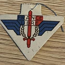 Insigne militaire France Libre Moustique en carton WW2