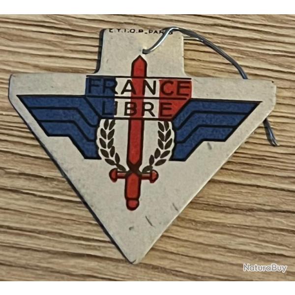 Insigne militaire France Libre Moustique en carton WW2