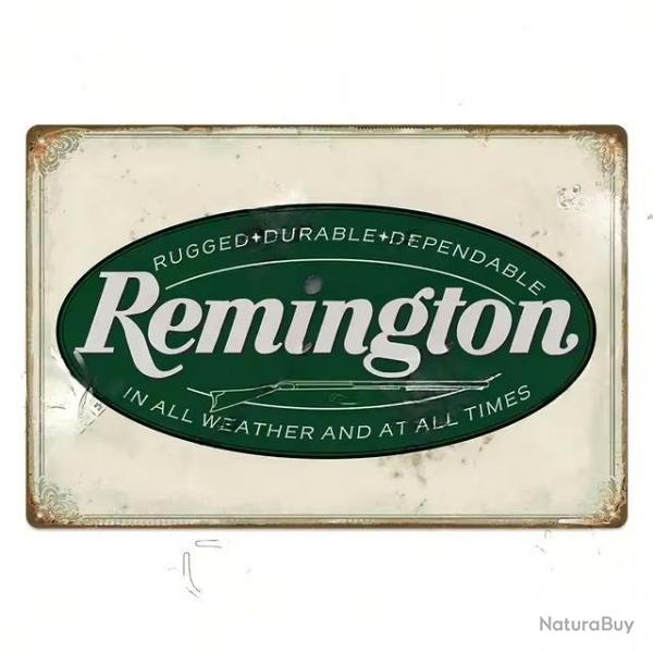 Plaque dcorative mtal Remington