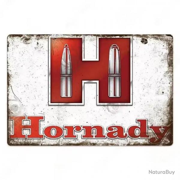 Plaque dcorative mtal Hornady