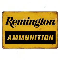 Plaque décorative métal Remington Ammunition