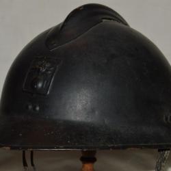 CASQUE Mle 1926-DEFENSE PASSIVE-ETAT FRANCAIS-OCCUPATION-2°GUERRE 1939/1945