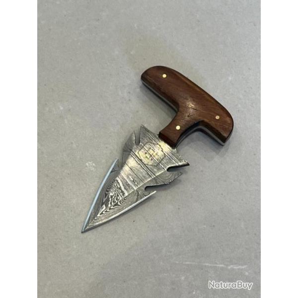 Pushdagger lame Damas 8,5cm forge LLF enchre