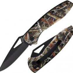 Couteau Schrade OT Camo Lame Acier Inox Manche Aluminium Clip Linerlock SCHP1207757