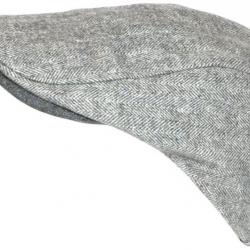 Casquette Beret Gris Chine en Laine Hipster Taille Réglable Hackney Taille unique Gris