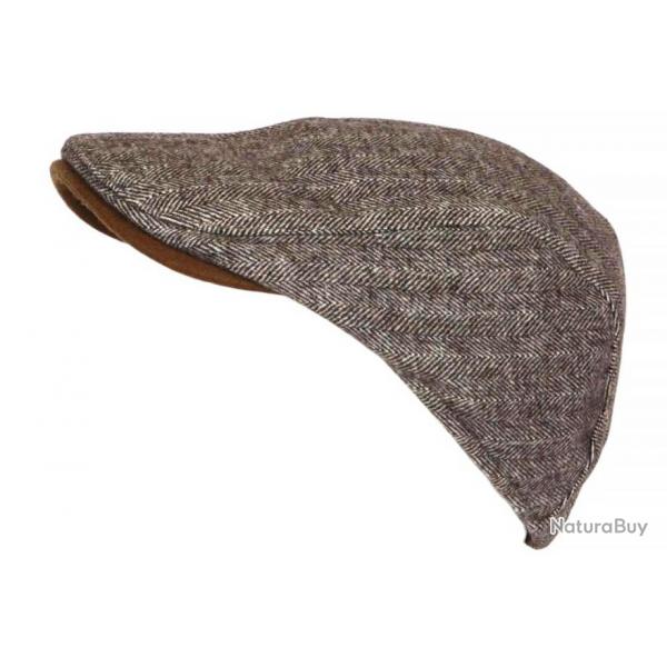 Casquette Beret Marron Chine Laine Chevrons Hipster Taille Rglable Hackney Taille unique Marron