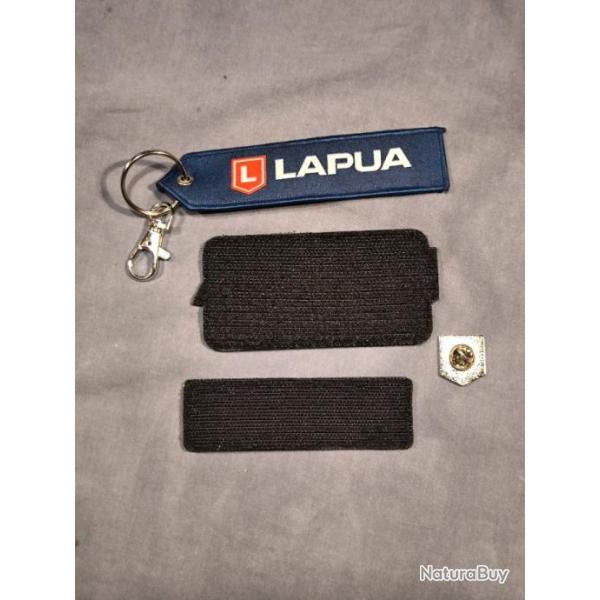 Patches Lapua + porte clefs