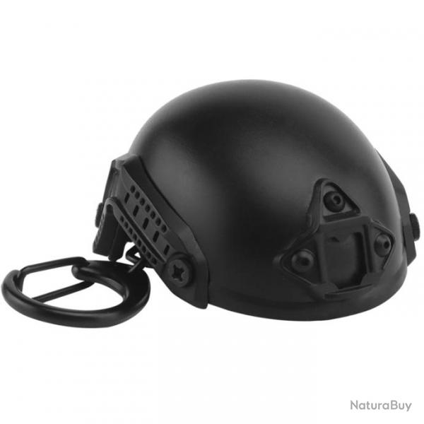 Porte-cl dcapsuleur "casque tactique" - Noir