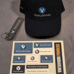 casquette Vihtavuori + Porte cles et stickers