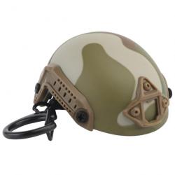 Porte-clé décapsuleur "casque tactique" - Camouflage ref.1