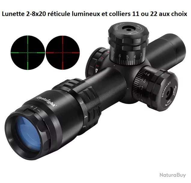 Lunette De Tir Diana 8-32x50 Avec Réticule Mildot - Pour Carabine à Air Comprimé Ou .22, Choix De Colliers De Montage