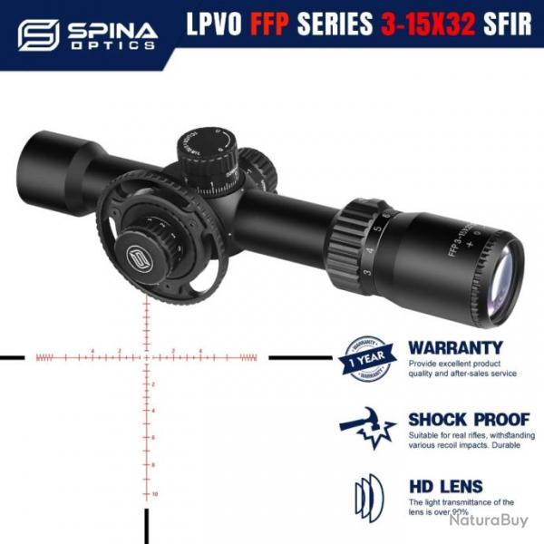 LPVO SFP SERIE 3-15x32SFIR -only scope