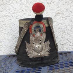 Shako officier garde nationale 1848 complet