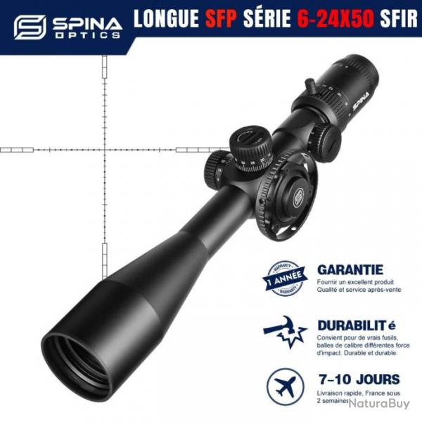 LONGUE SFP SERIE 6-24x50SFIR --paiement 3 ou 4 fois LIVRAISON GRATUITE