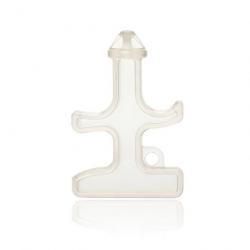 Porte clef de défense type poing américain - Blanc