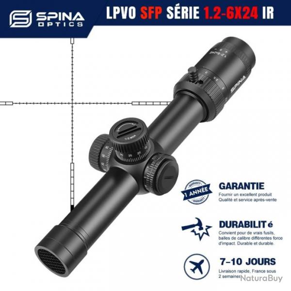 LPVO SFP 1.2-6x24 IR -only scope