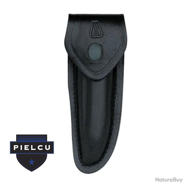 5311 Etui cuir noir Pielcu Laguiole 11 cm