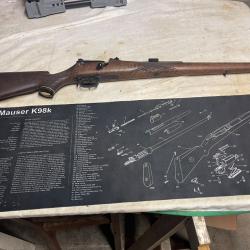 Très belle carabine Mauser 66S Stutzen en .270 Winchester, très peu tiré, ex-collectionneur.