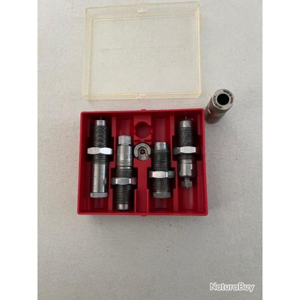 Jeu outils lee 7-08 + recalibreur de collet +Jauge  cartouche