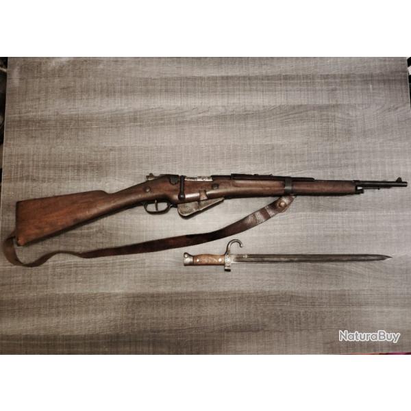 Berthier M16 MAC 1919 monomatricule en calibre 8*51R