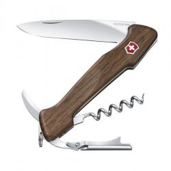 BEL1657 COUTEAU SUISSE SOMMELIER VICTORINOX "WINE MASTER" MANCHE NOYER 13CM 6 FONCTIONS NEUF