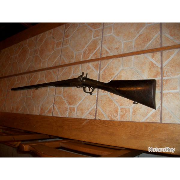 Fusil de chasse juxtapos Cal 16 , cartouches  broche , en bon tat , Artisan Stphanois (?)