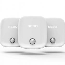 BEL1676 PACK DE 3 VEILLEUSES NEBO "MOTION SENSOR NIGHT LIGHT" NEUF