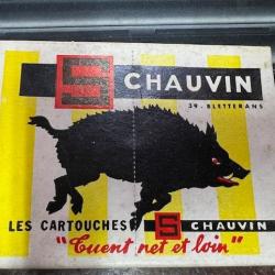 Lot de 135 cartouche cal 16/67 plomb n°9 ARMURERIE CHAUVIN Poudre T