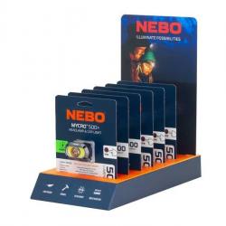 BEL1686 PRESENTOIR DE COMPTOIR POUR 6 LAMPES NEBO MYCRO/MYCRO 500+ NEUF