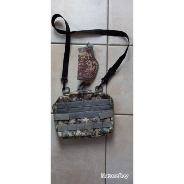 housse arme de poing + holster pour gaucher