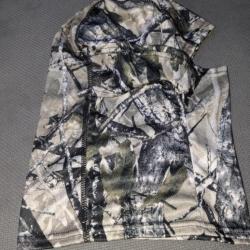 Cagoule en lycra respirante camouflage, chasse tactile , pêche et autre / ref n°4