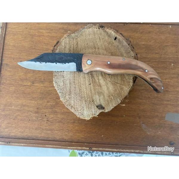 COUTEAU CORSE  LAME BRUTE DE FORGE   MANCHE OLIVIER  2 (2024)