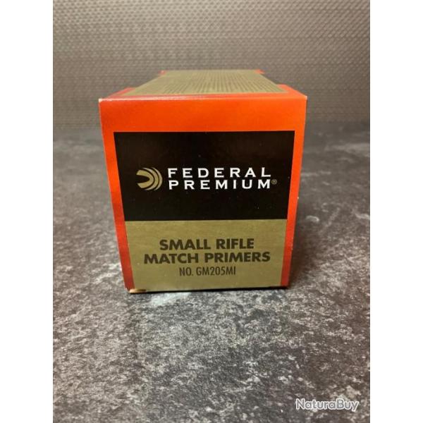 1000 Amorces Federal SMALL Rifle GM210M