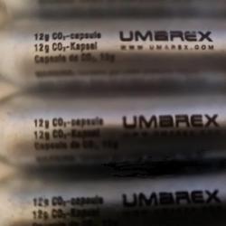 5 CAPSULES DE CO2 12 GRAMMES UMAREX NEUVES