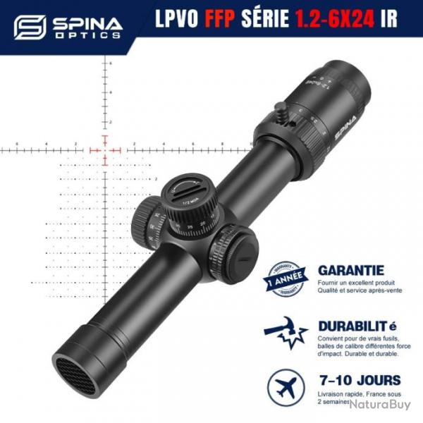 LPVO FFP 1.2-6x24 IR -only scope -  LIVRAISON GRATUITE !!!