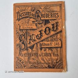 Albums dessins broderie à colorier, tapisserie SAJOU Et autres