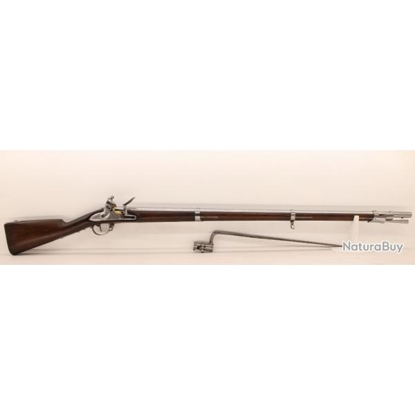 Rare et authentique fusil modle 1822 Silex dans sa version originale au mme matricule St Etienne