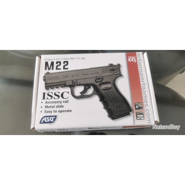 ISSC M22 ASG 4.5mm Blowback full mtal