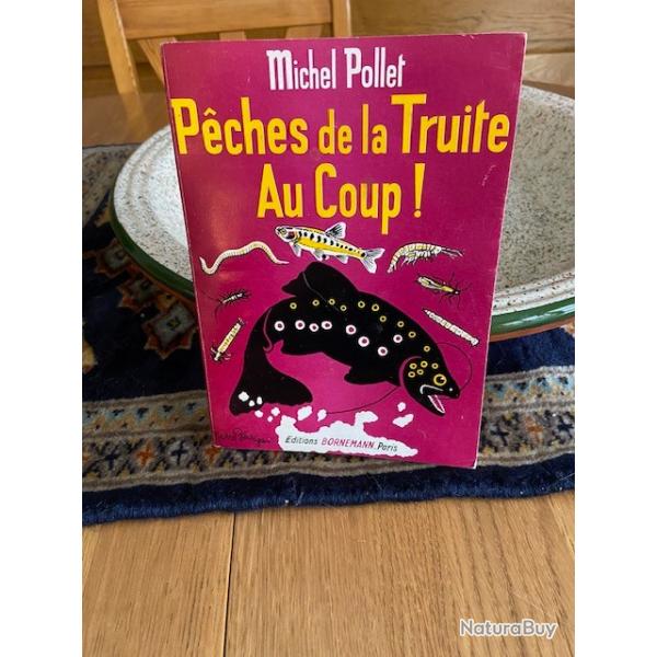 livre pche a la truite au coup 1975